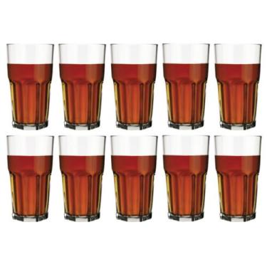 Imagem de Copo Redondo Bristol Vidro Transparente 410ml Nadir - 10Un - NADIR FIG