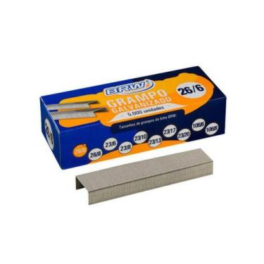 Imagem de Grampo Galvanizado 26/6 - 5000 UN - BRW