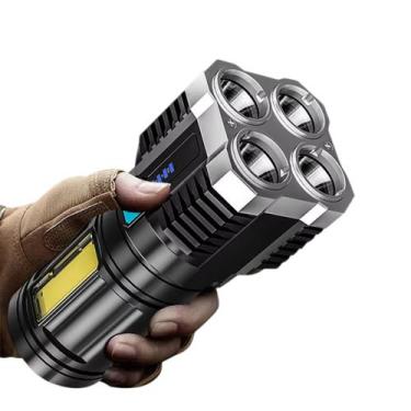 Imagem de Lanterna Iluminação LED 5 Núcleos Possui Luz Lateral De Emergência  LE