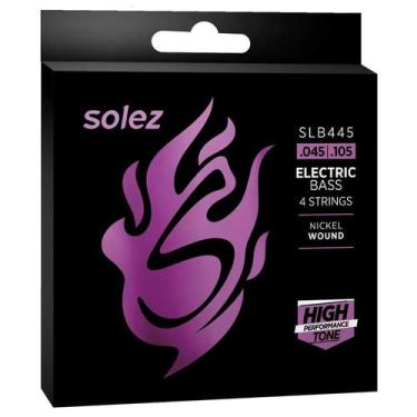 Imagem de Encordoamento Solez Baixo 4 Cordas Contrabaixo 045 Slb445