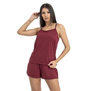 Imagem de Conjunto Pijama Feminino Curto Baby Doll Super Fresquinho - M de Mulhe