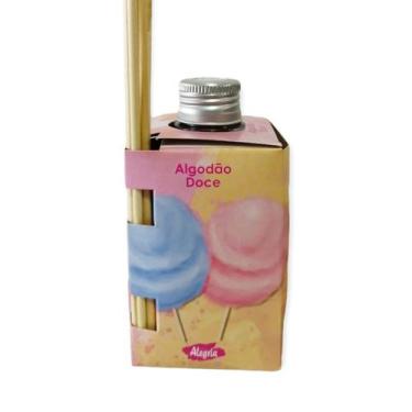 Imagem de 1 Aromatizador Ambiente de Algodão Doce 280ml Difusor Vareta Luz Aroma