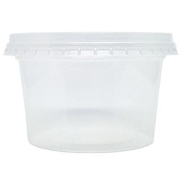 Imagem de Pote Redondo com Sobretampa 200ml Rioplastic 25 Unidades