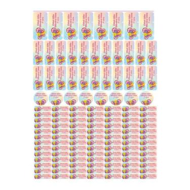 Imagem de 129 Etiquetas Escolares Personalizado Vinil Borboleta - Tectoner, Borb