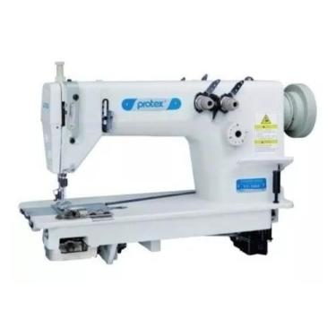 Imagem de Maquina Reta Ponto Corrente 02 Agulhas Protex Nova, Bivolt