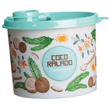 Imagem de Tupper Redondinha  Coco Ralado Com Bico Dosador Floral - Tupperware