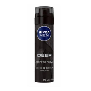 Imagem de Espuma de Barbear Nivea Men Deep Suave 200ml, 1, 200ml