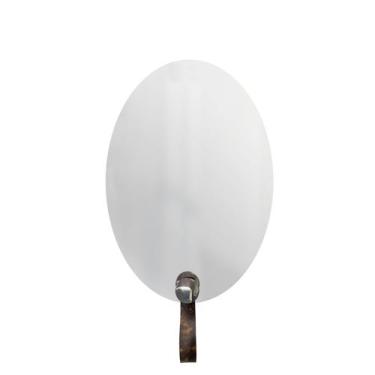 Imagem de Espelho Funcional Hook Cromado Com material sintético Rajado  60 X 40 