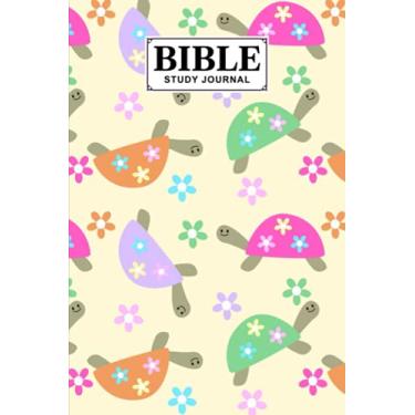Imagem de Bible Study Journal: Bible Study Journal Turtles Cover, Perfect for Writing Prayer, Inspirational messages, Church Group, Individual Bible Study, 120 Pages, Size 6" x 9" By Henning Rausch