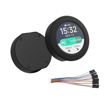 Imagem de Placa MCU RP2350 com tela sensível ao toque redonda de 1,3 polegadas 240 x 240 pixels, tela IPS 65 K, design de núcleo duplo e arquitetura dupla, porta tipo C, sensor de 6 eixos, SRAM de 520 KB, flash