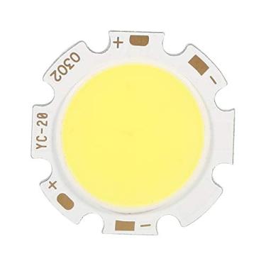 Imagem de Lâmpada Redonda Cob 3w de Alta Potência, Lâmpada Led Com Chip, Longa Vida útil para Câmera de Vídeo, Tanque de Peixes, 10 Peças (Branco 6500K)