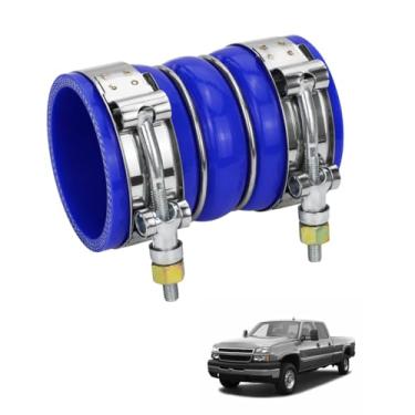 Imagem de Kit de mangueira de turbocompressor 26259 compatível com Chevy Silverado 2500/Silverado 3500 e GMC Sierra 2500/3500 2005-2016 GMC Sierra 2500/3500, mangueira intercooler com braçadeiras substitui OEM