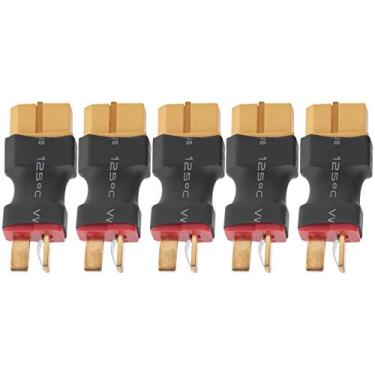 Imagem de Rc Tplug Xt60 Conector Fêmea Adaptador de Bateria Durável para Modelos de Avião Rc Conversor T para Xt60 Conjunto de 5 Peças