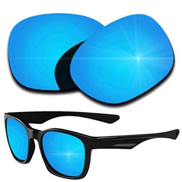 Imagem de Lentes de reposição polarizadas para óculos de sol Oakley Garage Rock - Revestimento espelhado azul gelo, Revestimento espelhado azul gelo, Variation