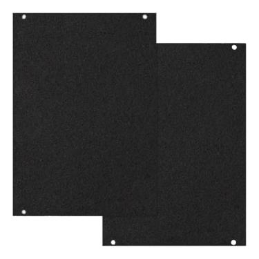 Imagem de Pacote com 2 filtros de ar de carvão de substituição compatíveis com Whirlpool Microwave modelo WML55011HS e WML75011HZ, filtros de graxa de micro-ondas de ar de carbono ativado para exaustores acima