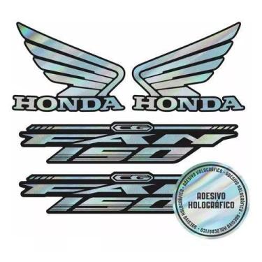 Imagem de Kit De Adesivo Para Moto Honda Fan 150 Holográfico Afl150 - Resitank