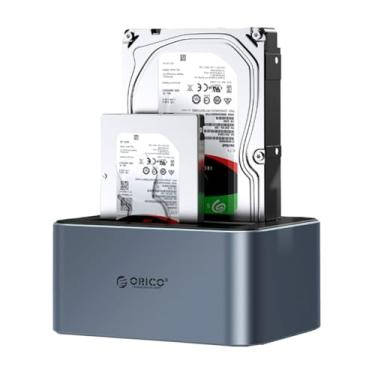 Imagem de Dock Station Orico Para HD E SSD 2.5 e 3.5 Sata Usb 3.0 e C Suporta Até 22tb 6626C3-C-V1