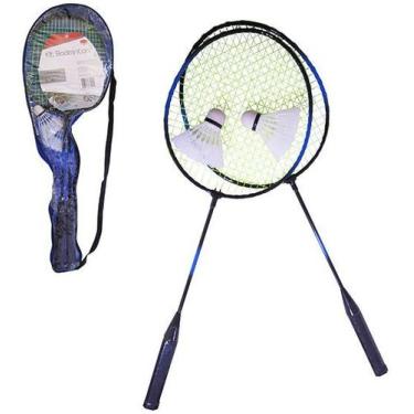 Imagem de Raquete de badminton com 2 unidades + 2 petecas e bolsa - TOP RIO