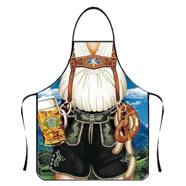 Imagem de Avental de cozinha Bilipala Lederhosen Avental divertido Avental de cozinha para homem