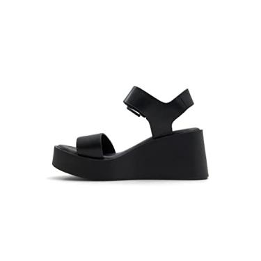 Imagem de Call It Spring Sandália feminina Merisa Wedge, Preto aberto, 10