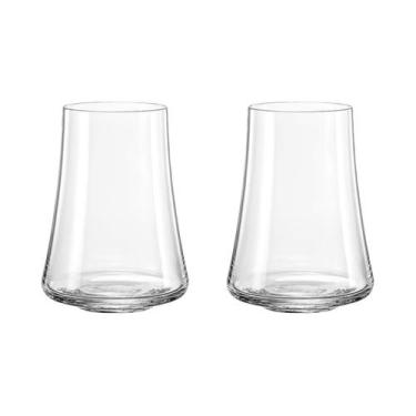 Imagem de Copo de Cristal Bohemia Para Água e Suco 400 ml Xtra 2 Peças - Bohemia