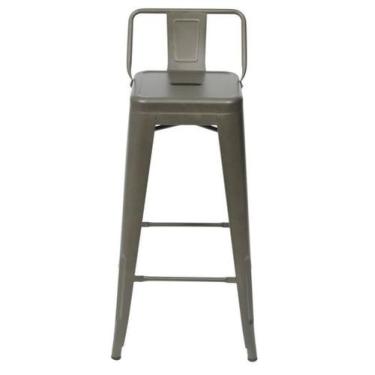 Imagem de Banqueta Tolix com Encosto cor Bronze 93 cm - 61194 - Sun House