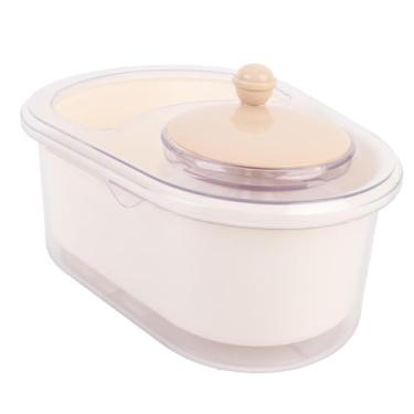 Imagem de Lavagem de Legumes Cesto, Lavadora de Frutas de Frutas Escova Mistor de Salada de Secadora de Vegetais para Lavagem de Alimentos para Materiais (WHITE)