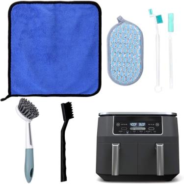 Imagem de Palksky Ferramentas de limpeza da fritadeira a ar, escova de limpeza de airfryer, 6 peças de acessórios para fritadeira a ar