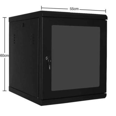Imagem de Rack 12u Padrao 19 Cftv,bandeja Fixa Inclusa,8 Tomadas Regua - Intel