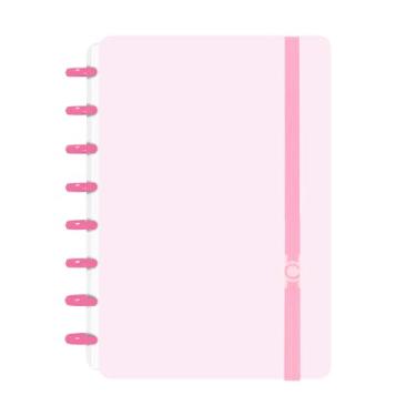 Imagem de Caderno Criativo Rosa Pastel A4/A5 Disco Inteligente (Médio A5)