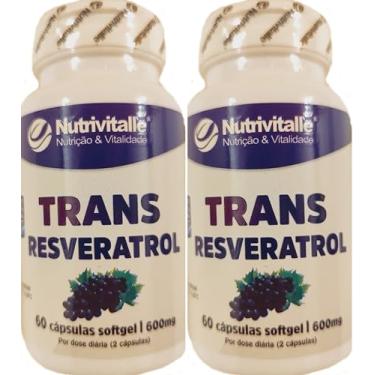 Imagem de Trans Resveratrol + Óleo TCM Nutrivitalle 60 Softgel Kit 2 Unidades