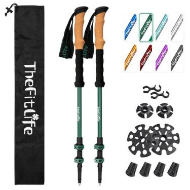 Imagem de Bastões de trekking TheFitLife Lightweight 7075 Aluminium