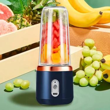 Imagem de Liquidificador Portátil Mini 400ml Usb Ideal Para Frutas