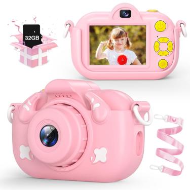 Imagem de Câmera infantil ToaSuite HD 1080P de vídeo digital 32MP 3-9 anos