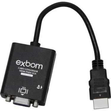 Imagem de Cabo Conversor HDMI p/ VGA Exbom - CC-HV100
