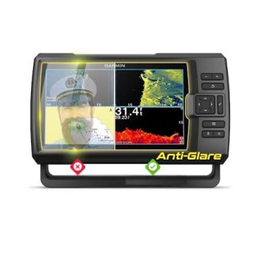 Imagem de IPG Película protetora de tela antirreflexo para Garmin Striker Vivid 9sv Sonar Transdutor com acabamento fosco, perfeita para uso externo para Striker9sv.Ag