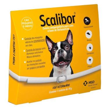 Imagem de Coleira Scalibor Antiparasitária para Cães Auxilia no Controle de Infe