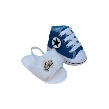Imagem de Sapatinho De Bebê + Sandália De Bebê Do 13 Ao 18 Direto Da Fabrica S10