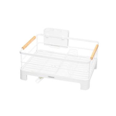 Imagem de Escorredor Tramontina Plurale com Secador e Porta Talheres Branco, 3