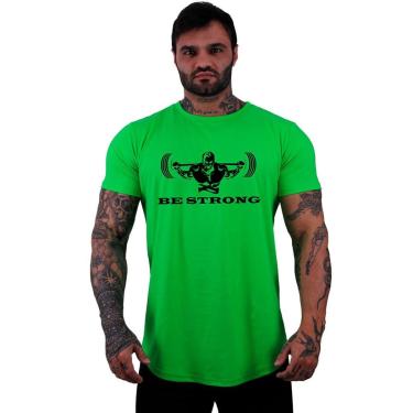 Imagem de Camiseta Longline MXD Conceito Be Strong Masculina-Masculino