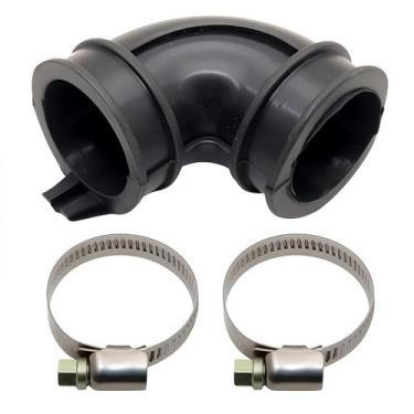 Imagem de WD24X33918 Bomba de circulação de lava-louças para mangueira de cotovelo e braçadeiras compatíveis com máquinas de lavar louça GE WD19X25700 WD19X25460, peça de reposição para AP7219295, 28877182