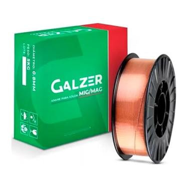 Imagem de Arame Solda Mig 0.8mm Carretel Com 5kg Uso Com Gás Er70s-6