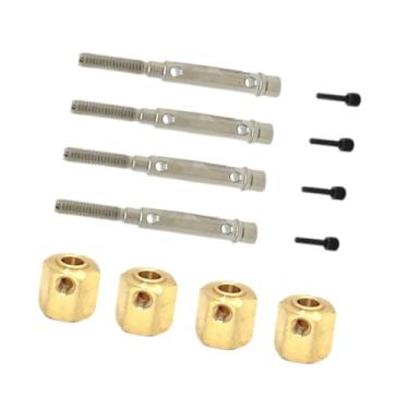 Imagem de Dynwave Cubos sextavados para rodas de carro RC, substituição, modificação, reparo, acessórios de montagem, adaptador hexagonal para combinador de carro de, 4x4 Tem Eixo de Saída