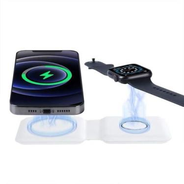 Imagem de Carregador Dobravel 2 em 1 por indução Peining Power Bank Original Car