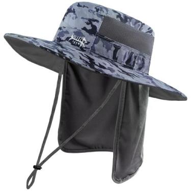 Imagem de Chapéu de balde BASSDASH UPF 50+ para pesca solar resistente à água