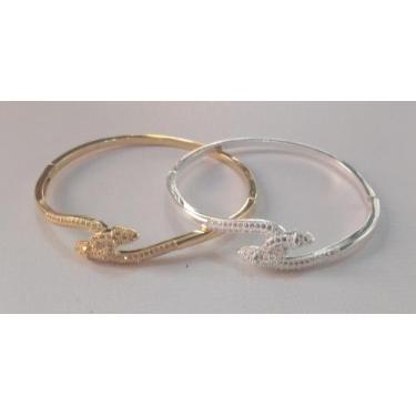 Imagem de Bracelete (ouro e prata) Garantia Ilimitada. VALENTINNY SEMIJOIAS