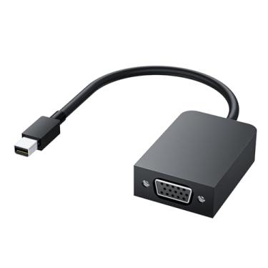 Imagem de ALYYDBG Adaptador Mini DisplayPort para VGA, Mini Display Port (Mini DP) para VGA (compatível com Thunderbolt), adaptador macho para fêmea suporta HD 1080P para iMac, Mac Books, Surface e laptops, etc