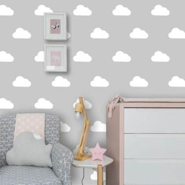 Imagem de Papel de Parede Infantil Nuvens 300 - Geral