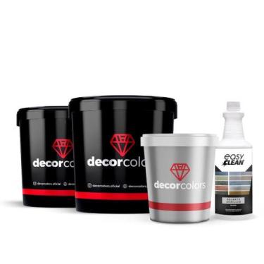 Imagem de Kit Cimento Queimado Azulejo - Decor Colors - 000003, Algodão Egípcio