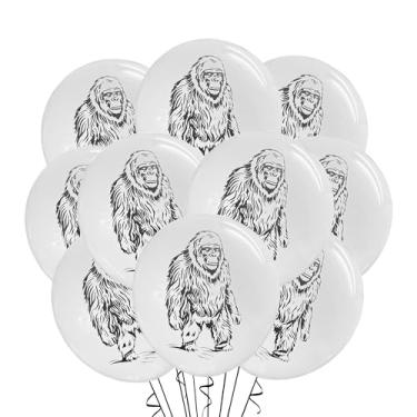 Imagem de Malayan Products Bigfoot Balloons 12 Count Latex, Sasquatch Birthday Party Decorations, Outdoors Theme, Legendary Creature Event, 12Inch Standard Size (Big Foot)
